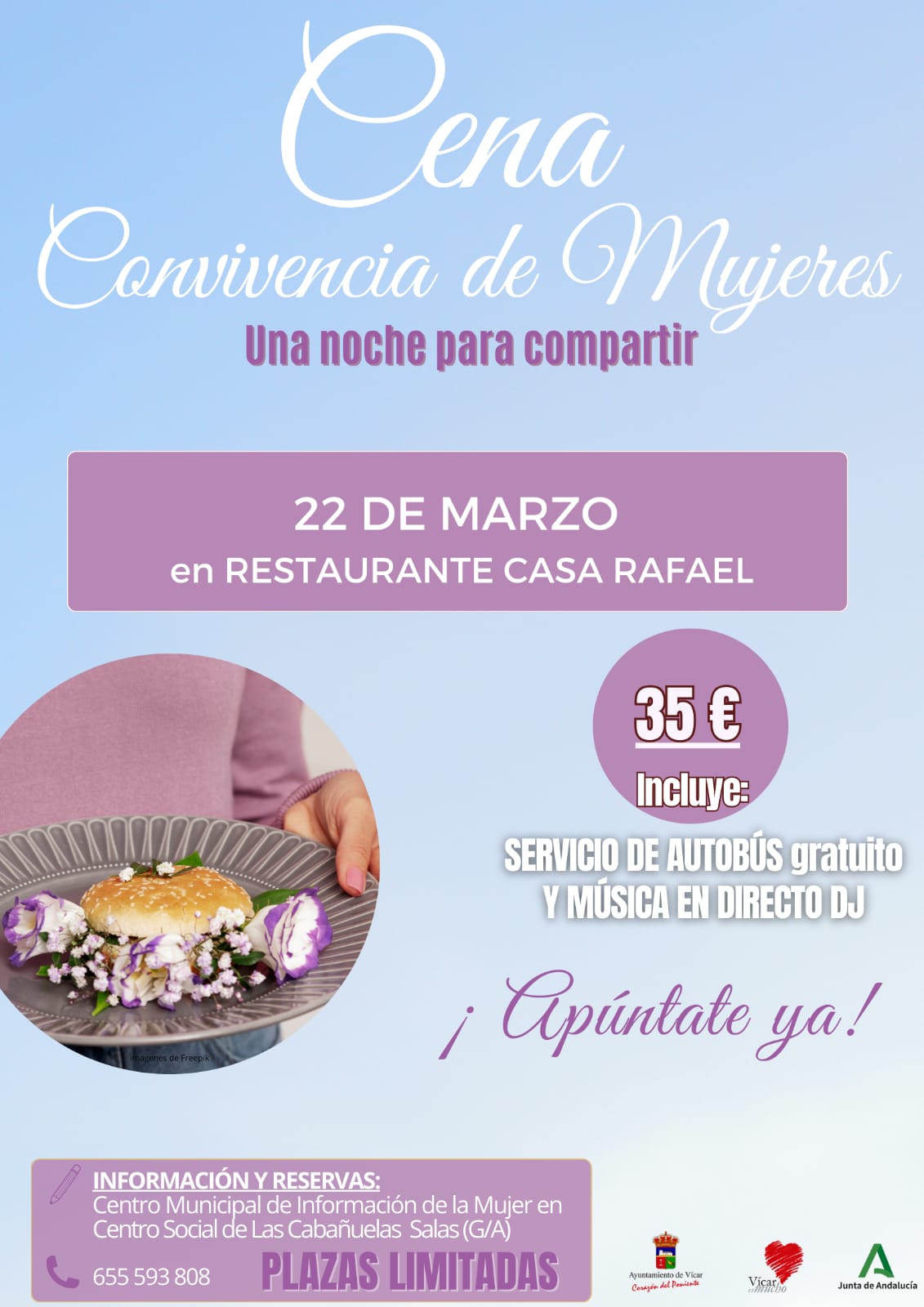 CENA CONVIVENCIA DE MUJERES